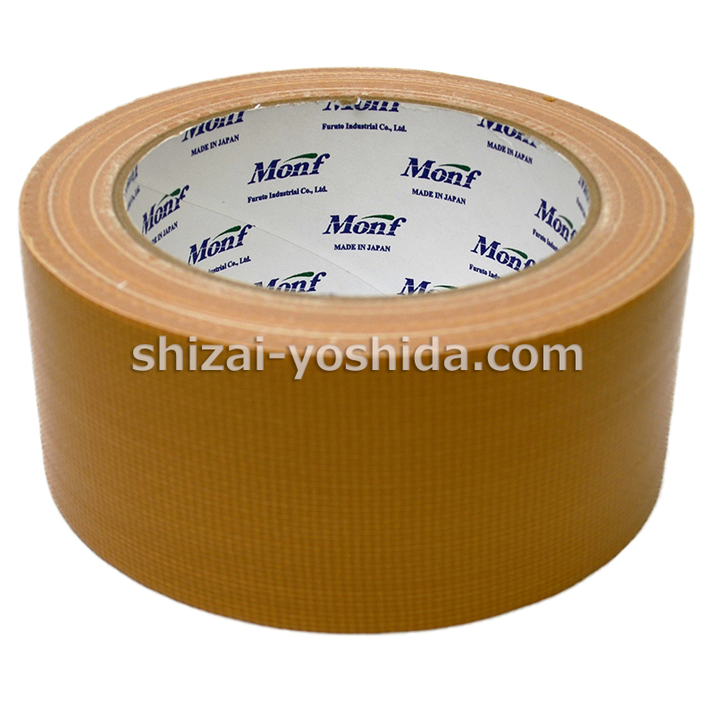古藤 Monf 8003（1カートン：30巻）50mm×25m（梱包用 布粘着テープ 音が静かな布テープ） 物流資材のヨシダ